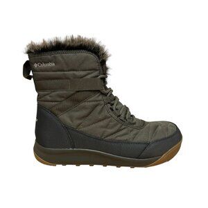 COLUMBIA MINX SHORTY IV BOOT INSULATED WATERPROOF WOMENS 11 FAUX FUR LINED NEW